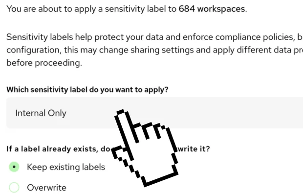 Screenshot of privacy and compliance tracking in Pulse365
